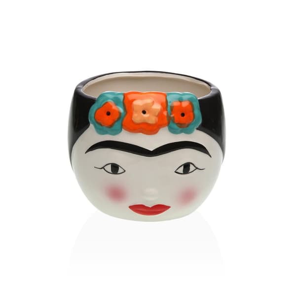 Maljakko Versa Keraminen Escandinavo/Nórdico 14 x 12 x 14 cm Frida Kahlo