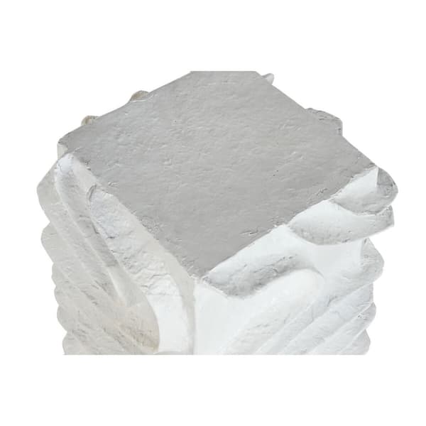 Piedestal Home ESPRIT Vit Trä MDF Modern 29 x 29 x 80 cm