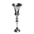 Miniatyrbild 1 av 2: Stort Blomsterkruka, 74 cm Höjd, Elegant Trumpetform,Silver