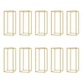 Miniatyrbild 2 av 2: Blomsterställ, rektangulär form, modern stil, 10-delars set,Guld, M