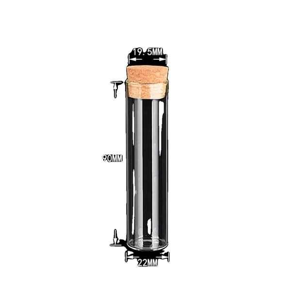 Mini Korkitetut Lasipullot, Ekologinen Materiaali, Useita Kokoja Saatavilla,22ml-22x90mm
