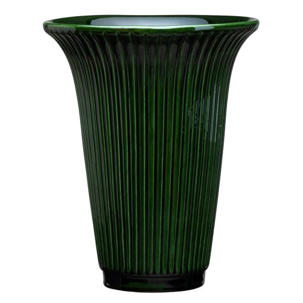 Daisy Vase Emerald Green, Ø 20cm - Bergs Potter