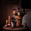 Miniatyrbillede 4 af 4: Daisy Vase Amber Yellow, Ø 20cm - Bergs Potter