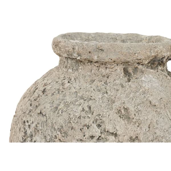 Maljakko Home ESPRIT Harmaa Terrakotta 25 x 25 x 50 cm