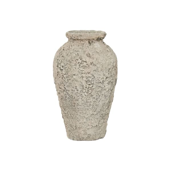 Maljakko Home ESPRIT Harmaa Terrakotta 25 x 25 x 50 cm