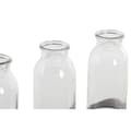 Miniatyrbild 3 av 4: Vas DKD Home Decor Brun Svart Metall Glas 45 x 11 x 22 cm (3 Delar)