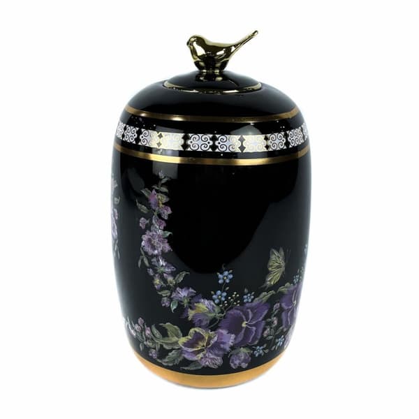 Vase DKD Home Decor Porcelæn Sort Shabby Chic (14 x 14 x 24 cm)