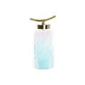 Miniatyrbillede 1 af 3: Vase DKD Home Decor Blå Gylden Metal Krystal Middelhavet 19 x 15 x 33 cm
