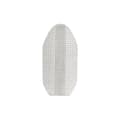 Miniatyrbillede 1 af 3: Vase DKD Home Decor 25 x 10 x 51 cm Hvid Harpiks Moderne