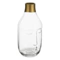 Miniatyrbillede 1 af 2: Vase Ansigt Gennemsigtig Glas (11 x 24,5 x 12 cm)