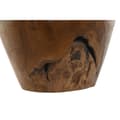 Miniatyrbillede 2 af 4: Vase Home ESPRIT Natur Mørkebrun Teak 34 x 34 x 40 cm