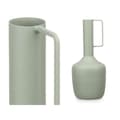 Miniatyrbillede 3 af 3: Vase Med håndtag Grøn Stål 12 x 30 x 12 cm (6 enheder)