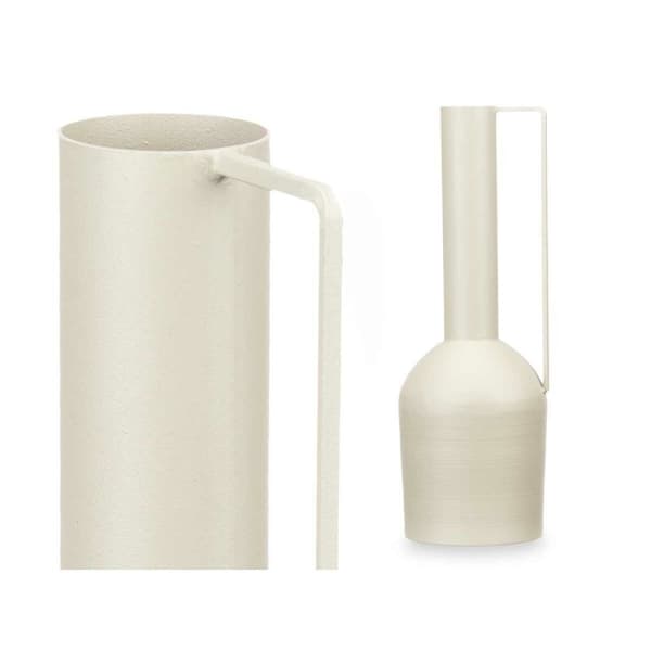 Vase Høj Lys brun Stål 13 x 39 x 13 cm (6 enheder)