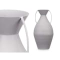 Miniatyrbillede 3 af 3: Vase Grå Stål 22 x 43 x 22 cm (4 enheder)