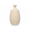 Miniatyrbillede 3 af 4: Vase Beige Keramik 21 x 39 x 21 cm (2 enheder) Striber