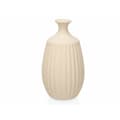 Miniatyrbillede 2 af 4: Vase Beige Keramik 21 x 39 x 21 cm (2 enheder) Striber