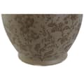 Miniatyrbillede 3 af 3: Vase Home ESPRIT Brun Grøn Stentøj Blad af en plante 17 x 17 x 22 cm
