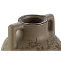 Miniatyrbillede 2 af 3: Vase Home ESPRIT Brun Grøn Stentøj Blad af en plante 17 x 17 x 22 cm