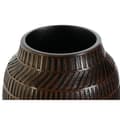 Miniatyrbillede 2 af 3: Vase Home ESPRIT Brun Sort Harpiks Kolonistil 19 x 19 x 21 cm