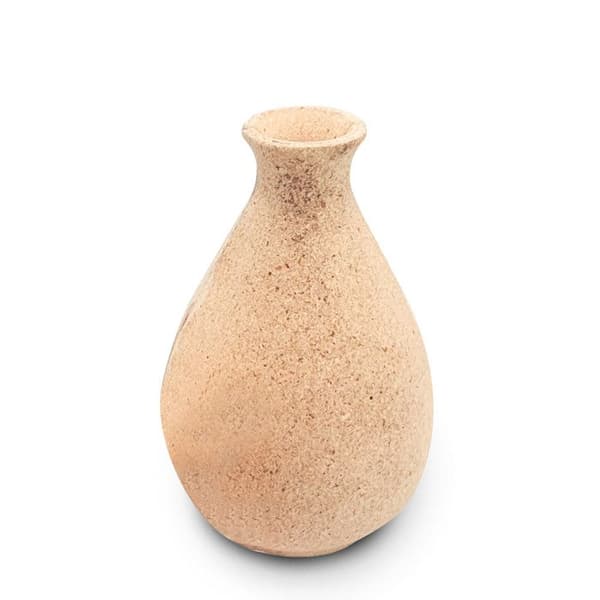 Vas av komprimerat trä 7 x 11 cm