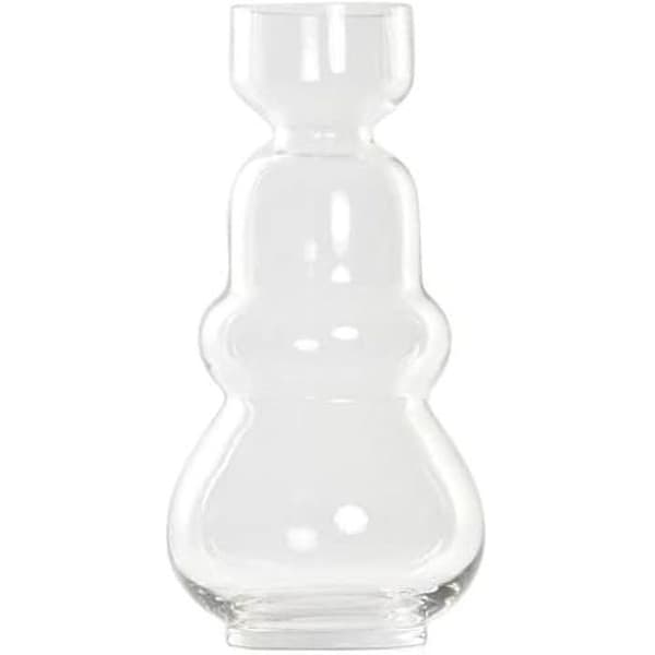 Vas - DKD HOME DECOR - Standard - Transparent - Glas - 14 x 14 x 30 cm