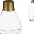 Miniatyrbild 2 av 2: Vas Ansikte Transparent Glas (11 x 24,5 x 12 cm)