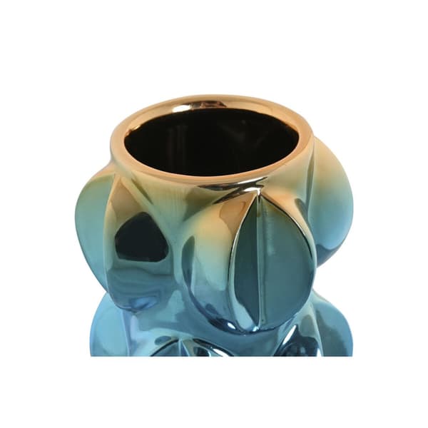 Vase Home ESPRIT Multifarvet Stentøj Moderne 12 x 12 x 24 cm (2 enheder)