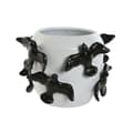Miniatyrbillede 1 af 3: Vase Home ESPRIT Hvid Sort Stentøj Moderne 29 X 29 X 21,5 cm