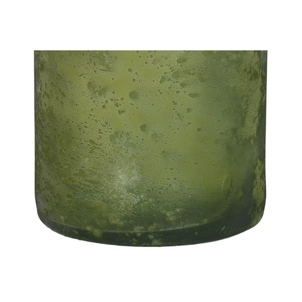 Vase Home ESPRIT Grøn Genbrugsglas Ældet overflade 18 x 18 x 75 cm