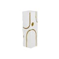 Miniatyrbillede 1 af 4: sideskab Home ESPRIT Hvid Gylden Træ MDF Moderne 25 x 25 x 80 cm