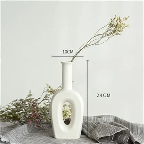 Vase, Dekorativt Design, Håndlavet Keramik,Elegant L