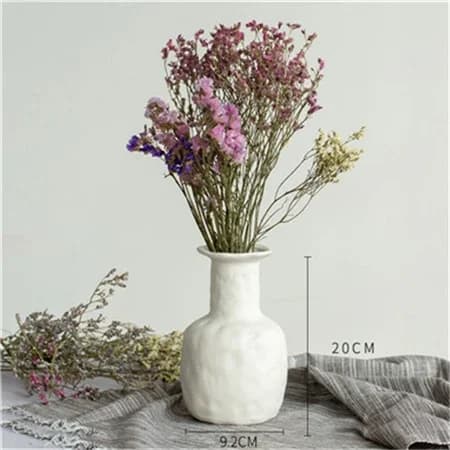 Vase, Dekorativt Design, Håndlavet Keramik,Lang Hals L
