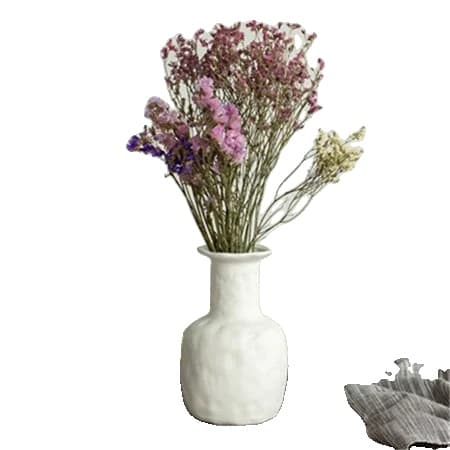 Vase, Dekorativt Design, Håndlavet Keramik,Lang Hals L
