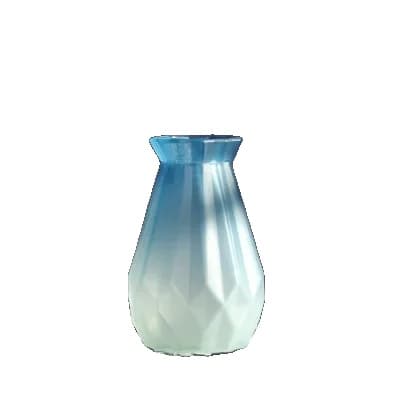 Glasvase, Moderne Design, Bordfunktion,S Blå