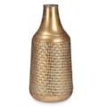 Miniatyrbillede 2 af 4: Vase Gylden Metal 21 x 44 x 21 cm (4 enheder) Med relief