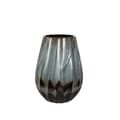 Miniatyrbillede 1 af 2: Vase Romimex Blå Sort Blå/Sort Keramik 23 x 28 x 23 cm