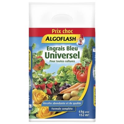 ALGOFLASH Universal Blue Gødning - 6 kg - Stødpris