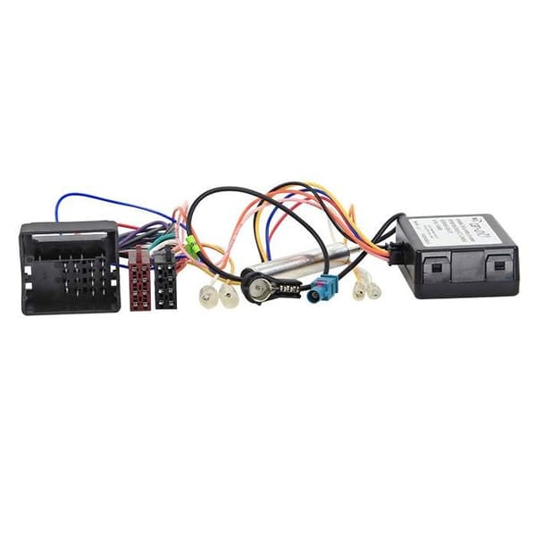 Kit CAN-Bus - ACV - Citroen/Peugeot - Quadlock till ISO - Antennadapter ISO - Svart