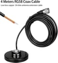 Miniatyrbild 4 av 6: Retevis MR200 NMO Bilstyr antenn Dubbla band 2m/70cm 144/430MHz Magnetisk antenn Kompatibel med RT95 ICOM Kenwood Yaesu TYT
