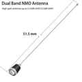 Miniatyrbild 2 av 6: Retevis MR200 NMO Bilstyr antenn Dubbla band 2m/70cm 144/430MHz Magnetisk antenn Kompatibel med RT95 ICOM Kenwood Yaesu TYT