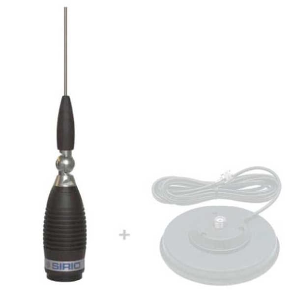 Sirio Megawatt 4000 Pl Trådløs Cb-antenne 600w 25-30mhz Sort