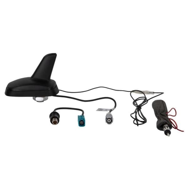 Takantenn AM/FM Shark HC97(m)&gt;Fakra/DIN 12V spöksignal