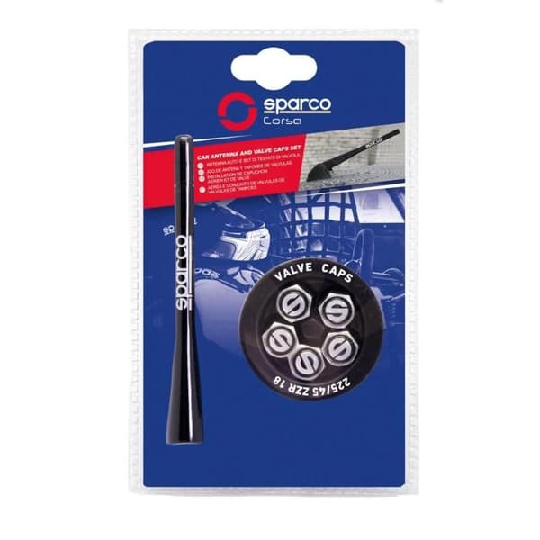 Antenn - SPARCO - Progetto Corsa 5-Valve D - Svart - Universal - Bil