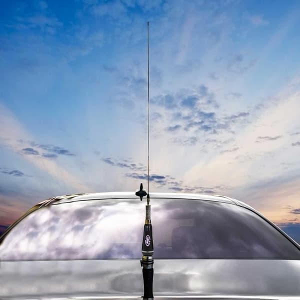Antenner CB - PNI - LED 2000 - 90 cm - Silver - 500W - Kommunikation 10 km