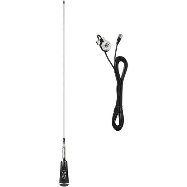 Antenner CB - PNI - LED 2000 - 90 cm - Silver - 500W - Kommunikation 10 km