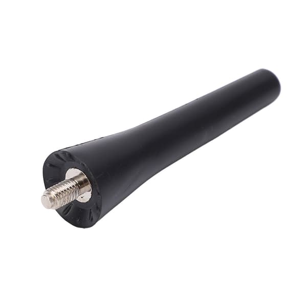 Bil Licens Antenne Mast 6561N3 6.7cm Længde ABS Sort Udskiftning for Peugeot 107 108 206 207 307 308 407