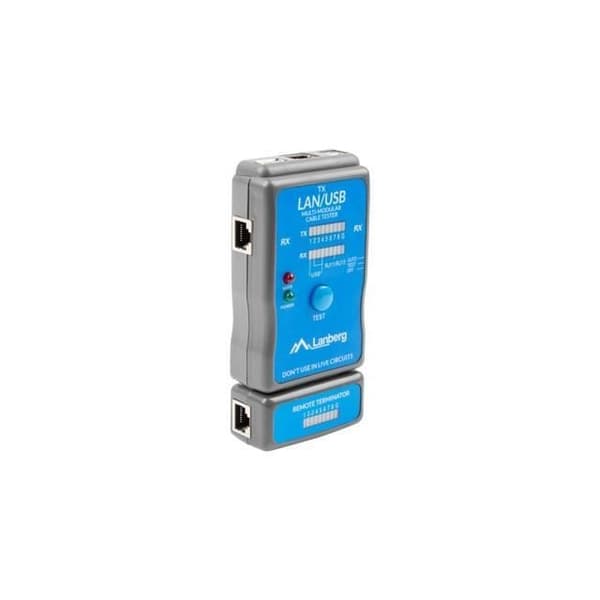 Lanberg NT-0403 Nätverkskabel Tester Poe Tester Blå