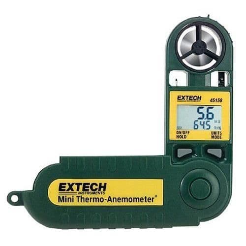EXTECH kompakt termo-anemometer med hygrometer - 45158