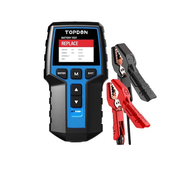 Bilbatteri Tester, 2,4" LCD-skærm, 12V/24V Kompatibilitet,BT200