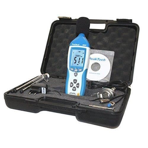 PeakTech Ahrensburg Peak Tech ljudnivåmätare med 32000 counts datalogger och USB, 1st, - P 8005